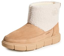 Sorel Explorer III Slip-On Cozy WP Stövlar, Självsäker Komfort, Urban Chic, Toffelliknande Värme, Vattentät Mocka, Konstgjort Fårskinn, Gummikuddar - Dam