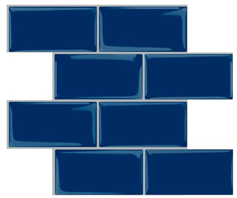 WoStick Vinilo Adhesivo Pared 10 hojas, Azulejos Adhesivos Cocina Baño Premium, Baldosas Adhesivas Pared Más Grueso, Vinilo Pared Cocina Impermeable