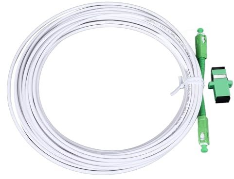 Cavo patch fibra ottica SC, 5 metri, monomodale corazzato, per FTTH FTTB FTTP, connessione plug and play