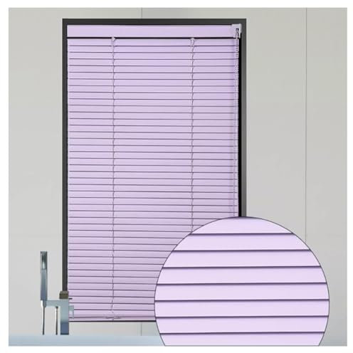 Jalousie Lila,Metall Aluminium Jalousien 60cm 70cm 80cm 100cm 110cm 120cm Breite Rollläden Jalousetten,Horizontal Jalousette für Fenster,Verdunkelungs/Wärmedämmungs vorhänge,W×H-90×120cm(35*47in)