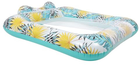 Toyvian Heavy Duty Pool Inflatable Lounger Float Netting Hammock Chair Portable Water Lounge