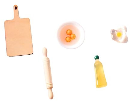 ifundom Puppenhaus-küchenspielzeug Künstliches Besteck Dekoration für Kleine Häuser Accessoires für Miniaturmöbel für Puppenhausdeko