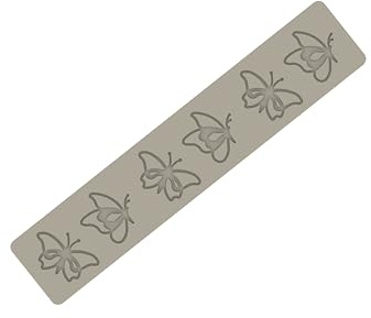 silikomart Moule en silicone pour gâteaux en silicone Grace tapis en silicone papillons pour décorations n° 6 cavité 59 x 57/69 x 45 h 1 mm – Accessoires professionnels pour Noël et pâtisserie
