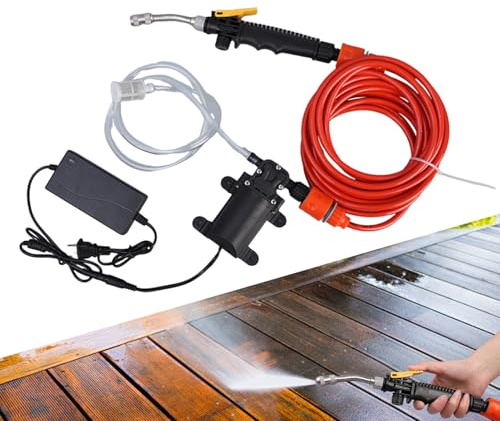 Bsbkoj Limpiador de Alta Presión Portátil para Coche, Limpiador de Alta Presión para Coche - Accesorios de Limpieza para Jardín Casa Ducha Barco Camping