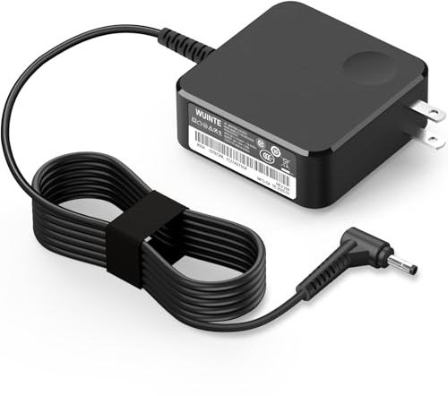 Charger Compatible Lenovo Laptop Computer 65W 45W Round Tip Power Supply AC Adapter Fit for Lenovo IdeaPad 330-14, 330-15, 330-17, 510-15, 330s-14, 330s-15, Flex 6-14 Laptop Charger