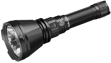 Fenix HT18R V2.0 Lampe torche d'extérieur rechargeable longue portée | 3700 lumens | 1100 m | 95 heures maximum | Turbo instantané | Batterie de grande capacité 6000 mAh | Couvercle de port de charge