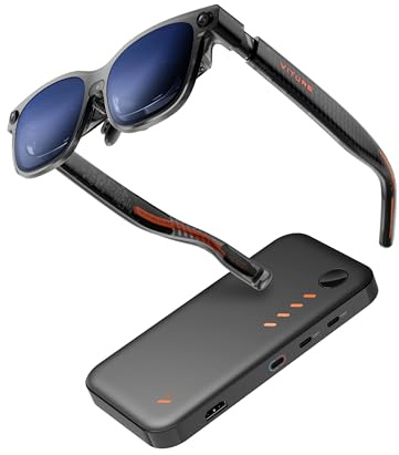VITURE Luma Ultra XR Glasses & Pro Mobile Dock, First-Ever Immersive XR Experience for Switch 2, Co-op Stream, Charging While Playing, for Switch, Handhelds, Fire TV, Neckband, & All HDMI/USB-C Inputs