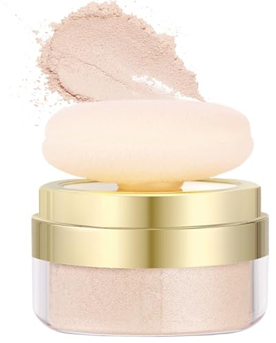 Polvere Fissante Trattamento Cosmetico a Lunga Durata con Controllo Oleoso | Polvere Fissante Opaca Impermeabile per Pelle Matura Per Sfumare Imperfezioni Fondotinta Viso Appuntamenti Riunioni