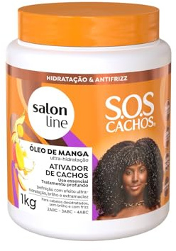 Salon Line - Activateur de Boucles SOS Boucles à l'Huile de Mangue - 300ml - Définition et Nutrition