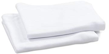 babybay Bezug Doppelpack passend für Modell Kuschelnest, weiß