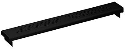 Rejilla de tabica acero inox (Negro Mate)