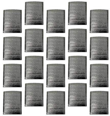 Cabilock 50 Stück Aluminiumfolie Beutel Isolierbeutel Lebensmittel Tüten Einweg 20x20CM Lunch Snack Hamburg Sandwich Obst Heiße Kälte Isolierung Beutel Picknick Wegbringen Lebensmittelbeutel