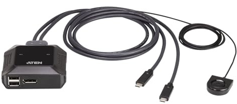 ATEN 2P USB-C 4K DP KVM Switch