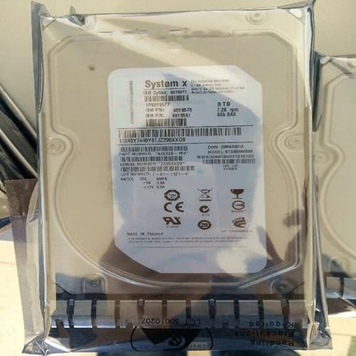 MIDTY HDD per X3650 M4 3TB 3.5 SAS 6 Gb/s 64MB 7200RPM per disco rigido interno per server HDD per 90Y8577 90Y8578