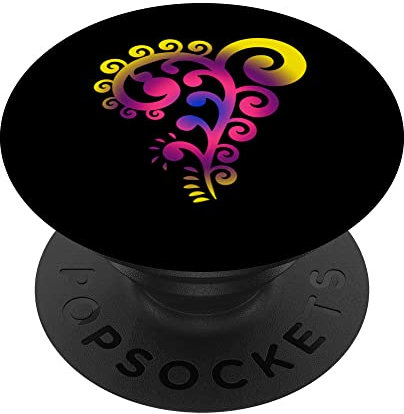 Polynesien Maori Koru Tattoo Spirale Farn Glück Neuseeland PopSockets mit austauschbarem PopGrip
