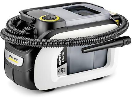 Kärcher SE 3-18 Compact Home 1.081-506.0, Akku-Waschsauger, Weiss inkl 18 V Starter Kit 18/25