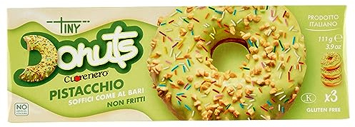 TINY Donuts - Donuts/Ciambelle al pistacchio senza glutine 111g (Pistacchio, x1)