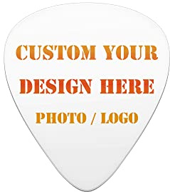 PiercingJak Gitarren Plektrum Personalisiert Foto Plektren Guitar Picks für Akustik-, Bass-, E-Gitarre Gitarre Ukulele Zubehör Einzigartige Geschenke für Männer Frauen