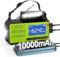 Radio de emergencia de manivela de 37000 mWh, radio de alerta meteorológica AM FM NOAA, radio solar portátil, 4 métodos de carga, linterna de 3 modos, lámpara de lectura, alarma SOS, cargador de