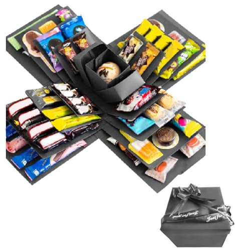 5-lagige und Explosion Geschenkbox, Snack Explosion Box, Scrapbooking Box, f für Geschenk Explosion Box
