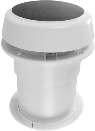 Solor-Lüftungsventilator für Wohnmobil, 12 V, geräuschlos, solarbetrieben, 1800 U/min, Wohnmobil-Dachabluftventilator, Belüftung für T4, T5, T6, Camper, Wohnwagen, Wohnmobile, Boote, Yachten