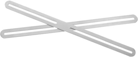 DECOMELODY 2pièces Support De Boîte Aux Lettres Acier Inoxydable Réglable Pour Installation Sécurisée Sur Clôtures Et Portails Kit De Plaques De Renfort