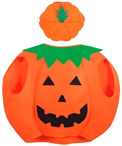 AUXHCYL Halloween Pumpkin Costume Adults - Haloween Costumes Pumpkin, Fancy Dress Outfit for Halloween Party, Cosplay & Festive Fun