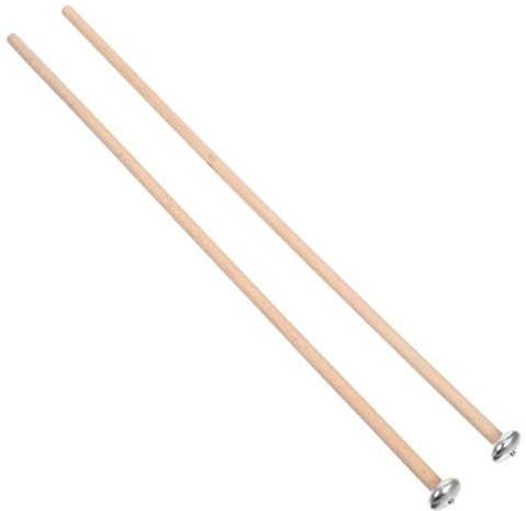 Kisangel Metall- für Xylophon und Glockenspiel Langlebige Percussion Mallets mit Ergonomischem Holzgriff Leicht und Vielseitig für Musiker und Musikpraxis