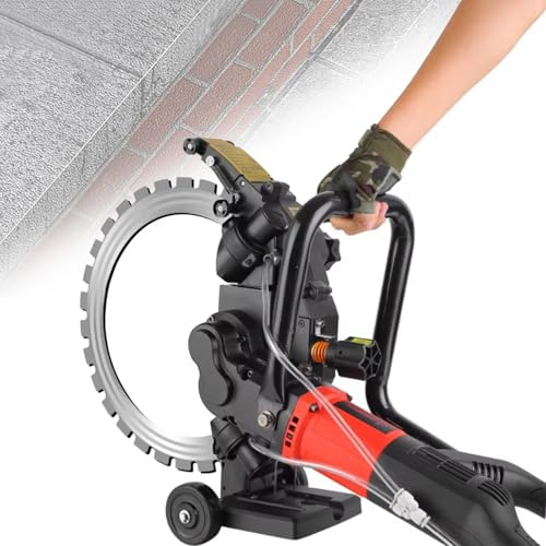 AGGBDYXO Sega elettrica per Cemento, Sega Circolare brushless da 5000 W con Pompa dell'Acqua, Sega Professionale per Taglio Cemento, Legno e Pietra con facilità