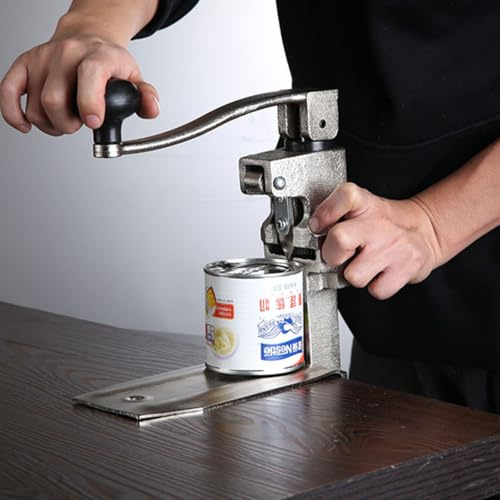 Abrelatas manual resistente con ajuste de altura para restaurante, hotel, bar y uso doméstico