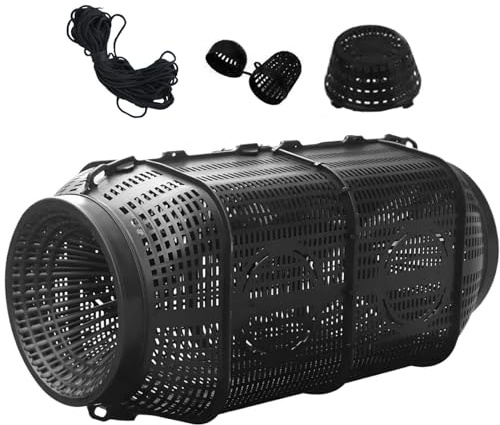 Fishing Trap Portable Crayfish Trap | Catch Tool, Crab Cage for Saltwater Lake Pond Eel Shrimp Turtle Outdoor Fishing