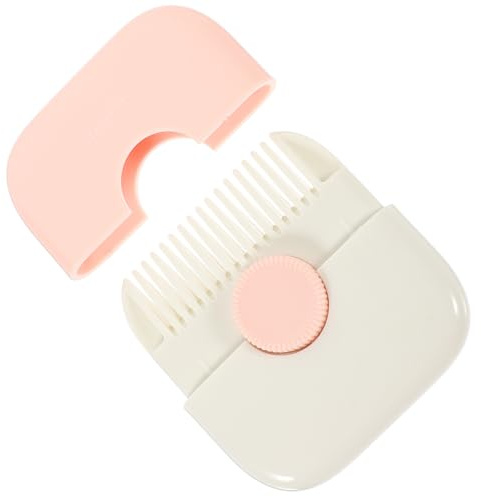 TOMETURE Peine Cortador de Pelo Infantil Portátil con Cuchilla Segura Diseño Dos Uno para Flequillo y Puntas Ligero y Duradero para Uso Cabello Seco y Mojado