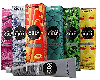 Matrix Socolor Cult Tone-On-Tone Tinte de pelo, Color Disco Silver - 90 ml