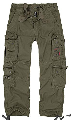 bw-online-shop Squad Vintage Cargohose Oliv - Größe W30/L34