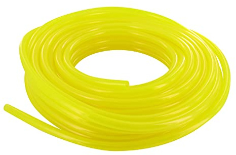 Durite TYGON F-4040 de qualité supérieure - Caoutchouc synthétique - Jaune - 15 m x 9,52 mm x 6,35 mm - 1 pièce - Adaptable sur tronçonneuse, petits moteurs, tondeuses, motobineuses