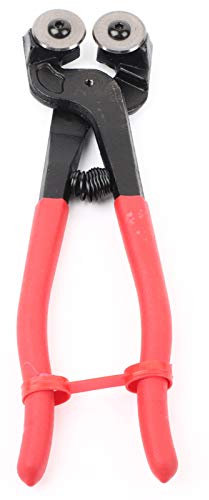 TKSE Mosaic Cutter, Glass Nippers, 200mm Heavy-duty Glass Mosaic Cut Nippers Ceramic Tile Wheel Wheeled Cutter Pliers Tool New