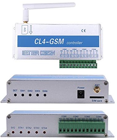 Controller Gsm, Interruttore telecomando wireless Controller Gsm Controllo chiamate Sms GSM Sistema di sicurezza domestica Cl4-gsm per server Lampada Computer Frigorifero Tv Router wireless(ME)