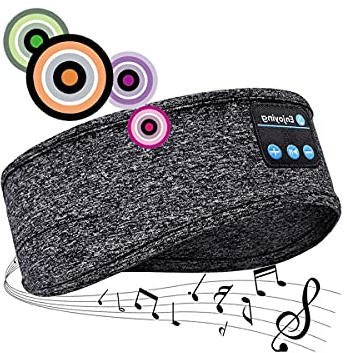 Sleep Headphones Headband, Wireless V5.0 Bluetooth Headphones, Wireless Sports Headband, Built-in ultra-thin HD stereo speakers, Suitable for Side Sleep/Sports/Cycling/Traveling/Fitness/Relaxation