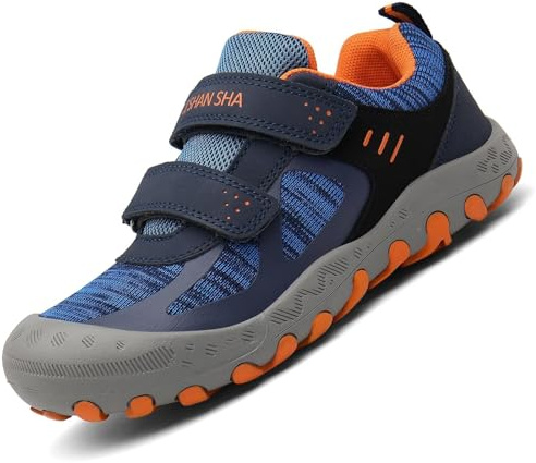 Mishansha Zapatillas de Senderismo Trekking Niño Niña, Trek Azul Oscuro 29
