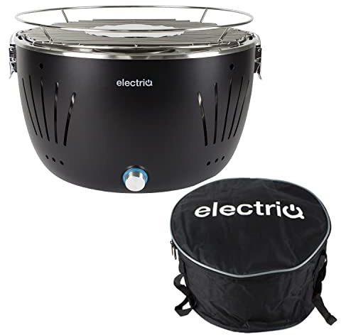 electriQ Portable Smokeless BBQ XL - Lotus Style with Fan