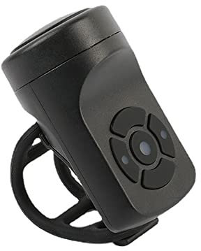 KOCAN Campanello per bici 120dB Forte avvisatore acustico per bici elettrica Allarme antifurto per bicicletta ricaricabile Impermeabile con 4 modalità audio per Mountain Bike Bici da strada,Campanello