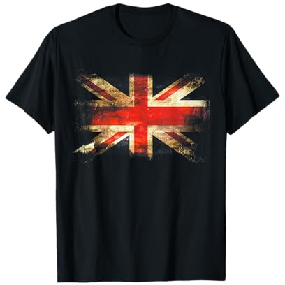 United Kingdom Flagge British Union Jack UK Flaggen Herren Damen T-Shirt