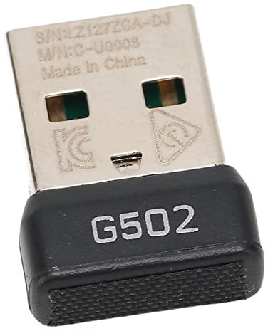 Receptor USB 2.4G para Mouse Inalámbrico, Adaptador de Dongle de Mouse Inalámbrico USB, Mini Receptor USB Portátil, Transmisión de Señal Estable y Plug and Play