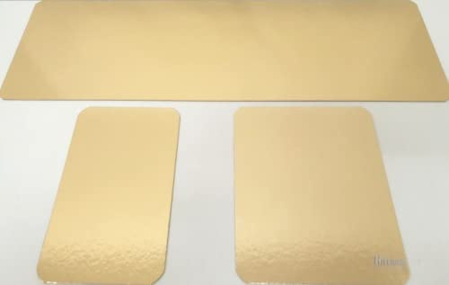Hilliger Lachsbretter Gold/Silber Platte VE 100St. Größe 185x550mm