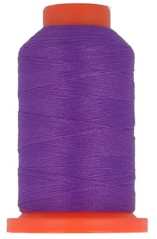 MDC Lot de 3 bobines Fil Mousse Polyester 1000m fabriqué en France pour surjeteuse Violet