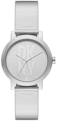 DKNY Damenuhr Soho d quarz/3 Zeiger Uhrwerk 34mm Gehäusegröße mit Edelstahlarmband NY6669