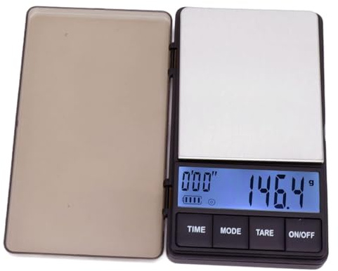 Bilancia Per Caffè Espresso con Timer, Bilancia Per Caffè a Goccia Per Tascabile Piccola Per con Vassoio Raccogligocce Per Alimenti Impermeabi