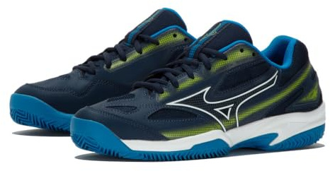 Mizuno Break Shot 4 CC, Scarpe da Paddle Uomo, DrsBlue/JBlue/SSpring, 46 EU, Drsblue Jblue Sspring, 46 EU