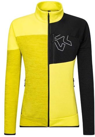 Rock Experience Herren Kobra Mock Neck Fleece Jacke, Sulphur Spring-Caviar-sulph, S