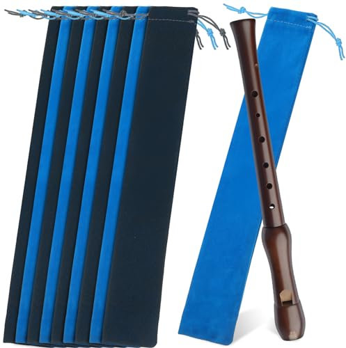 Toyvian 10st Klarinetten-aufbewahrungstasche Klarinettentasche Flötentasche Zur Aufbewahrung Lagerung Von Tasche Für Sopranblockflöte Fall Für Vertikale Flöte Tragetasche Für Binden Koffer